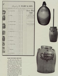 Hart's pottery chart, circa late 19th century.