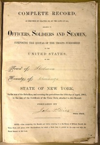 Civil War Record, 1865